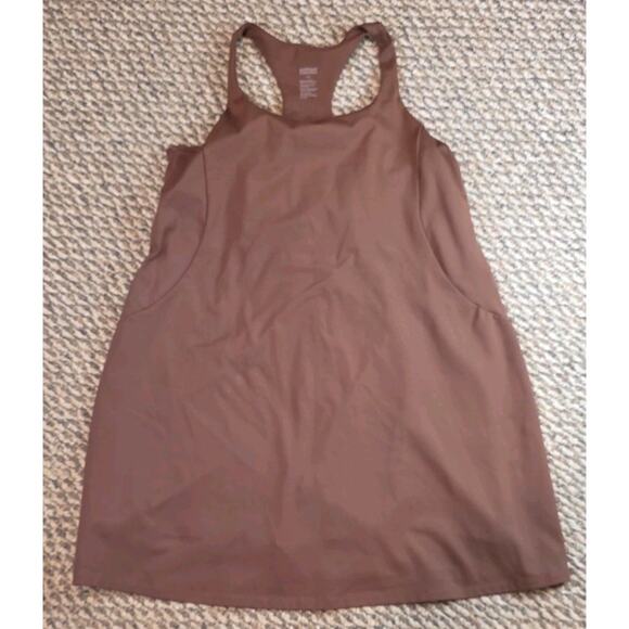 Girlfriend Collective Paloma Racerback Mini Dress XXL Built-In Shorts Activewear - Picture 3 of 6
